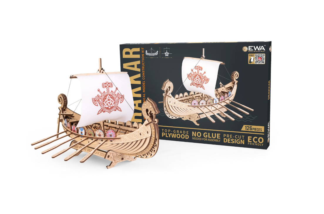 EWA trebyggesett for voksne: Vikingskip
