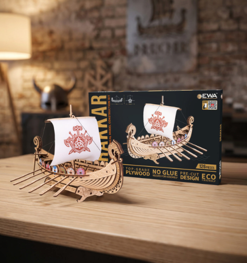 EWA trebyggesett for voksne: Vikingskip