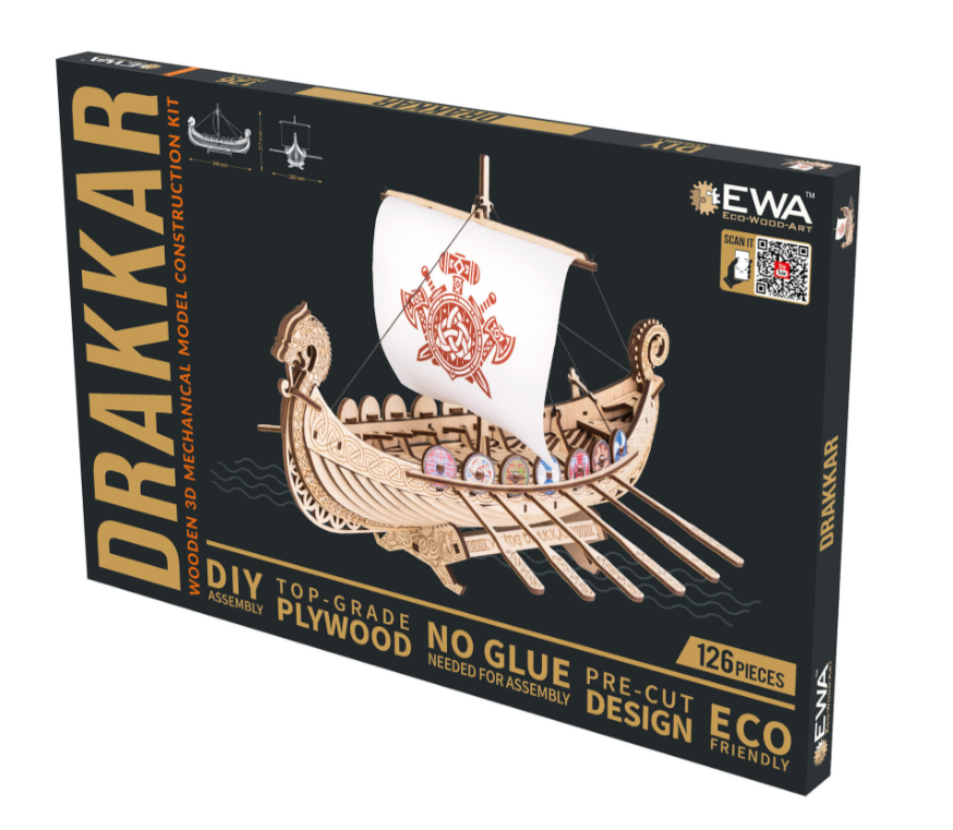 EWA trebyggesett for voksne: Vikingskip