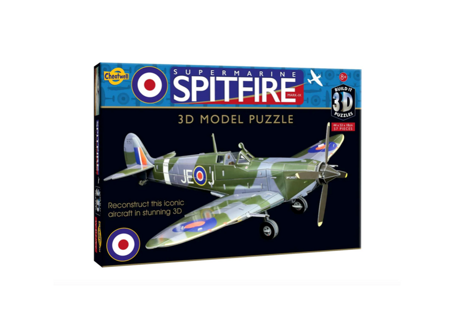 3D-puslespill: Supermarine Spitfire fly
