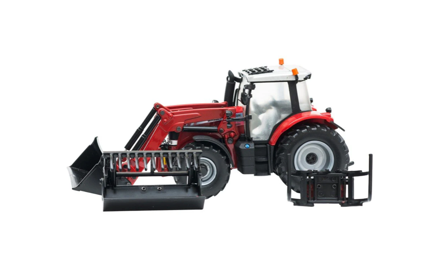 Britains Traktor Massey Ferguson 6616 med frontlaster 1:32