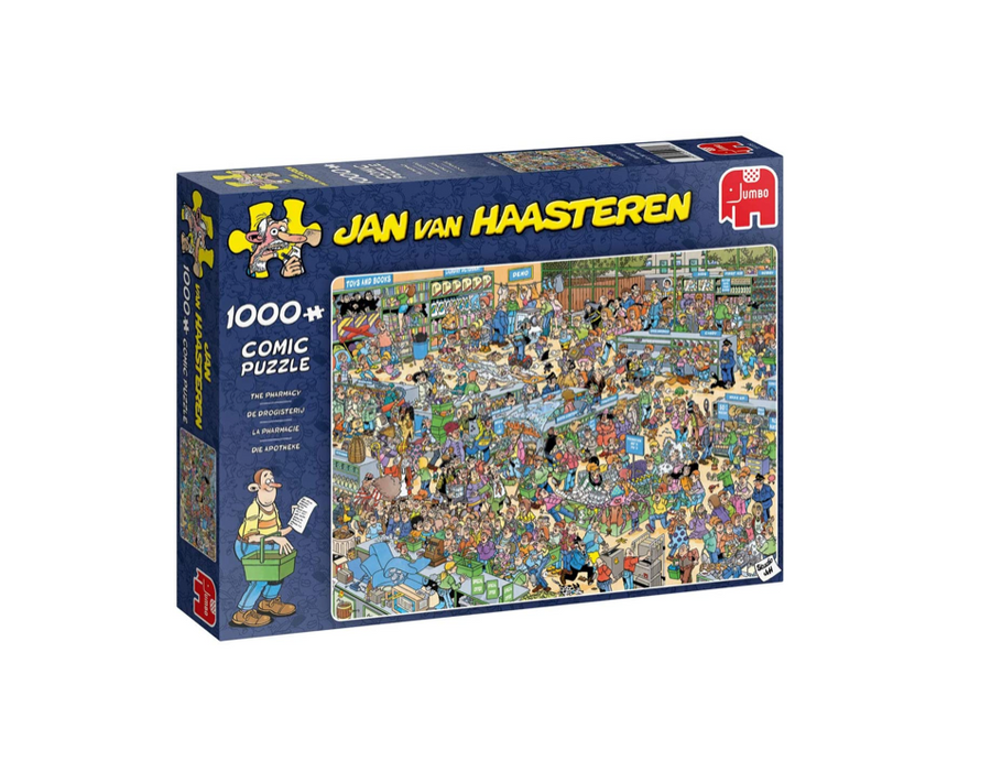 Jumbo puslespill: Jan van Haasteren Apoteket 1000 brikker