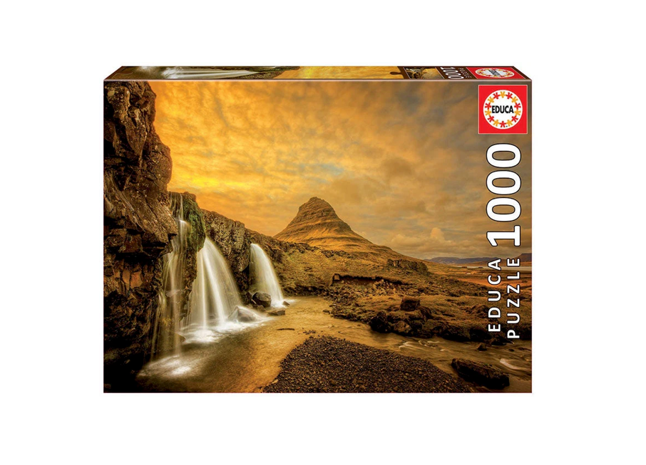 Educa puslespill: Kirkjufellsfoss Island 1000 brikker