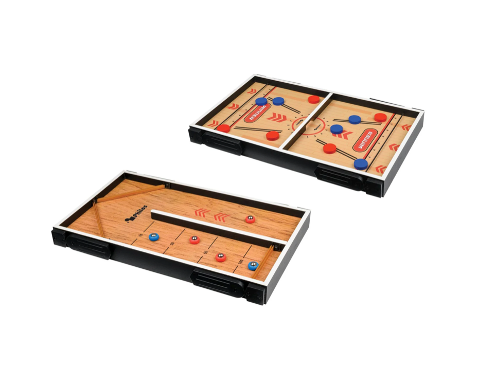 Shuffle game og Speed Hockey - 2-i-1 spill