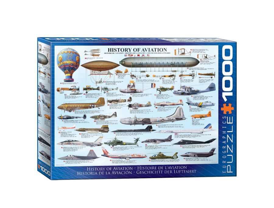 Eurographics puslespill: Luftfartens historie 1000 brikker
