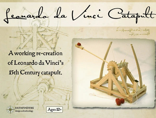 Byggesett av tre: Leonardo Da Vinci - Katapult