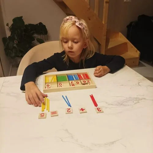 Læreleke Tellepinner av tre