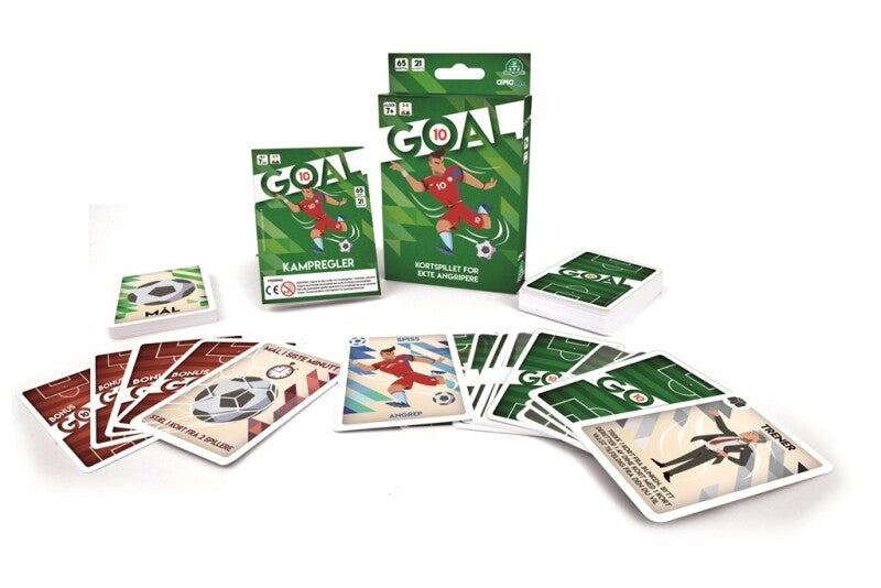 Goal 10 - strategisk kortspill om fotball