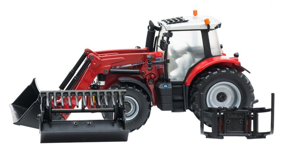 Britains Traktor Massey Ferguson 6616 med frontlaster 1:32