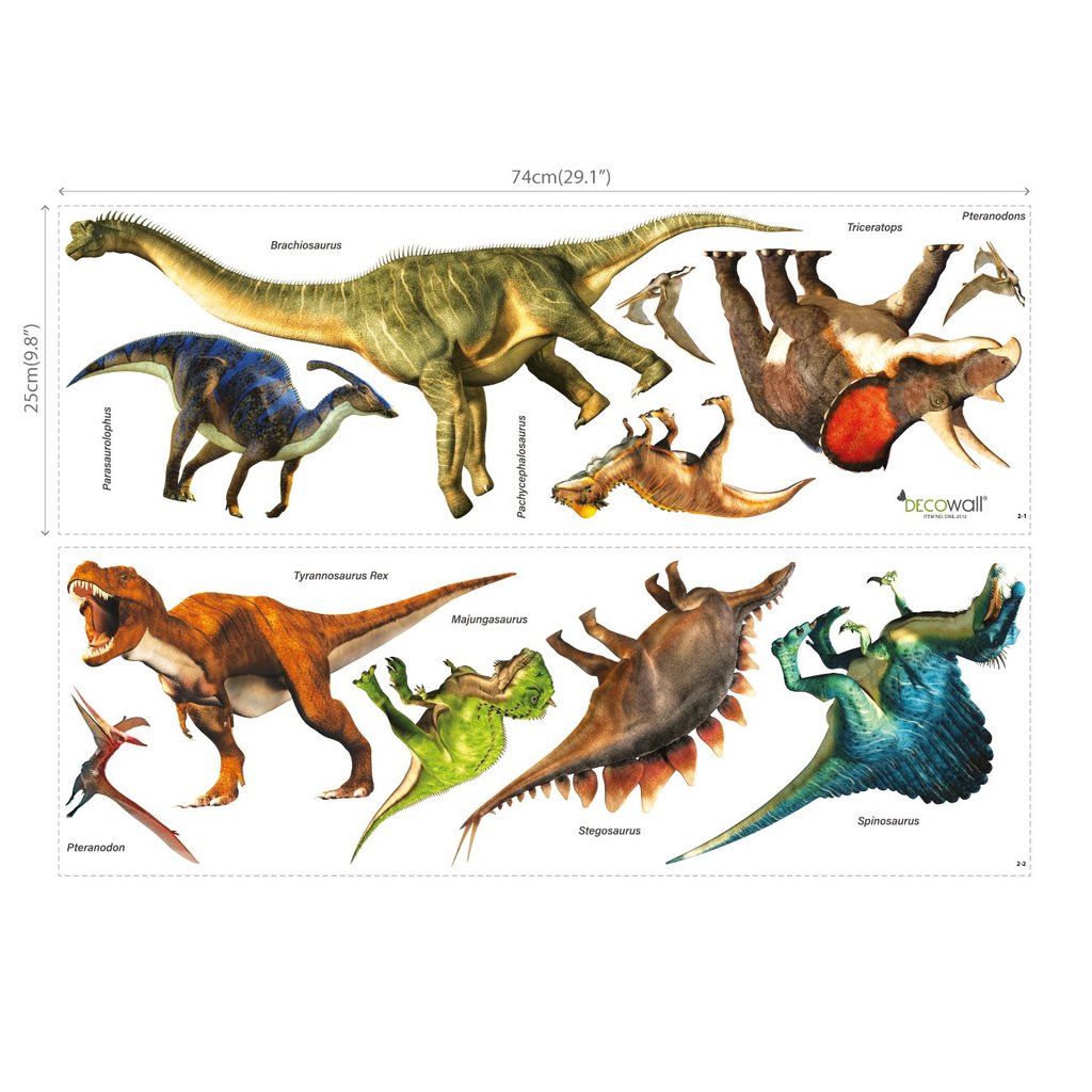 Wallstickers Dinosaurer