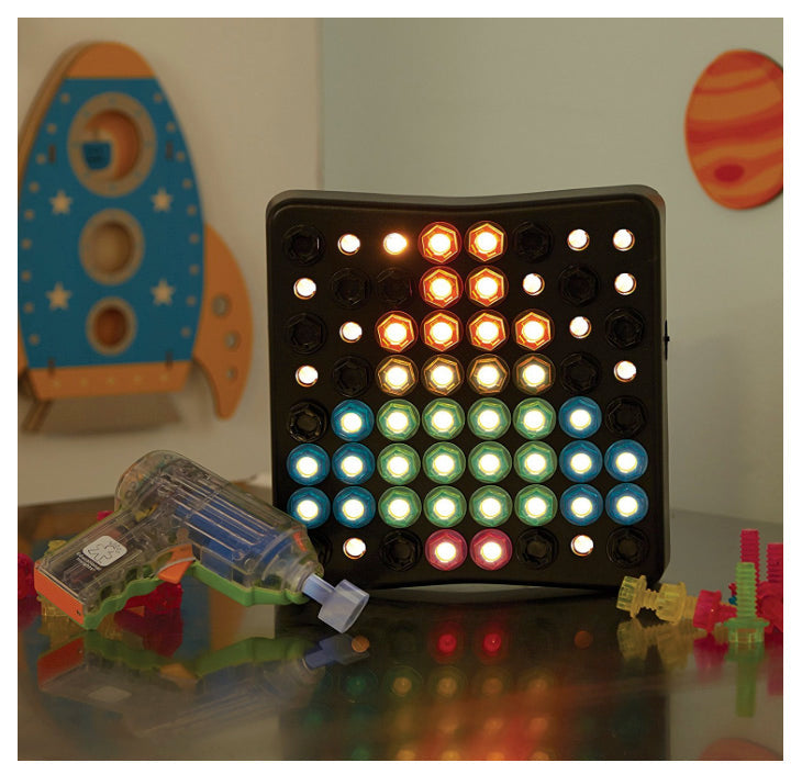 Design & Drill med lys - byggesett for barn