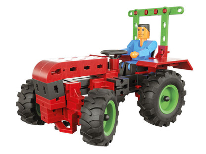 FischerTechnik byggesett for barn: Traktorer med realistisk styring