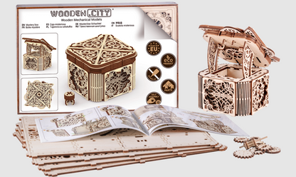 Wooden City byggesett for voksne: Mystisk boks