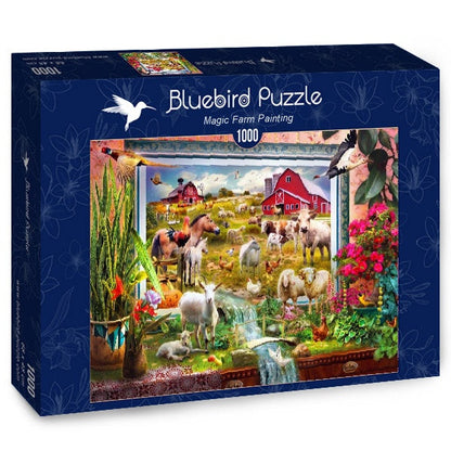 Bluebird puslespill: Magic Farm Painting 1000 brikker