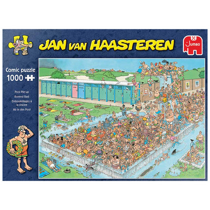Jumbo puslespill: Jan van Haasteren Kaos i badebassenget 1000 brikker