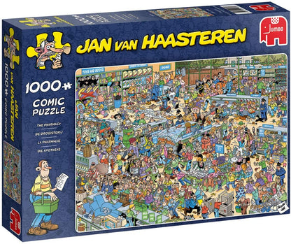 Jumbo puslespill: Jan van Haasteren Apoteket 1000 brikker
