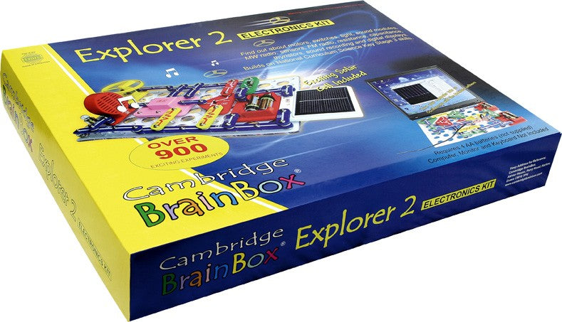 BrainBox Explorer 2 stort elektronikksett for barn