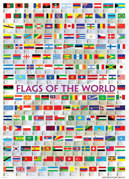 Eurographics puslespill Verdens flagg 1000 brikker