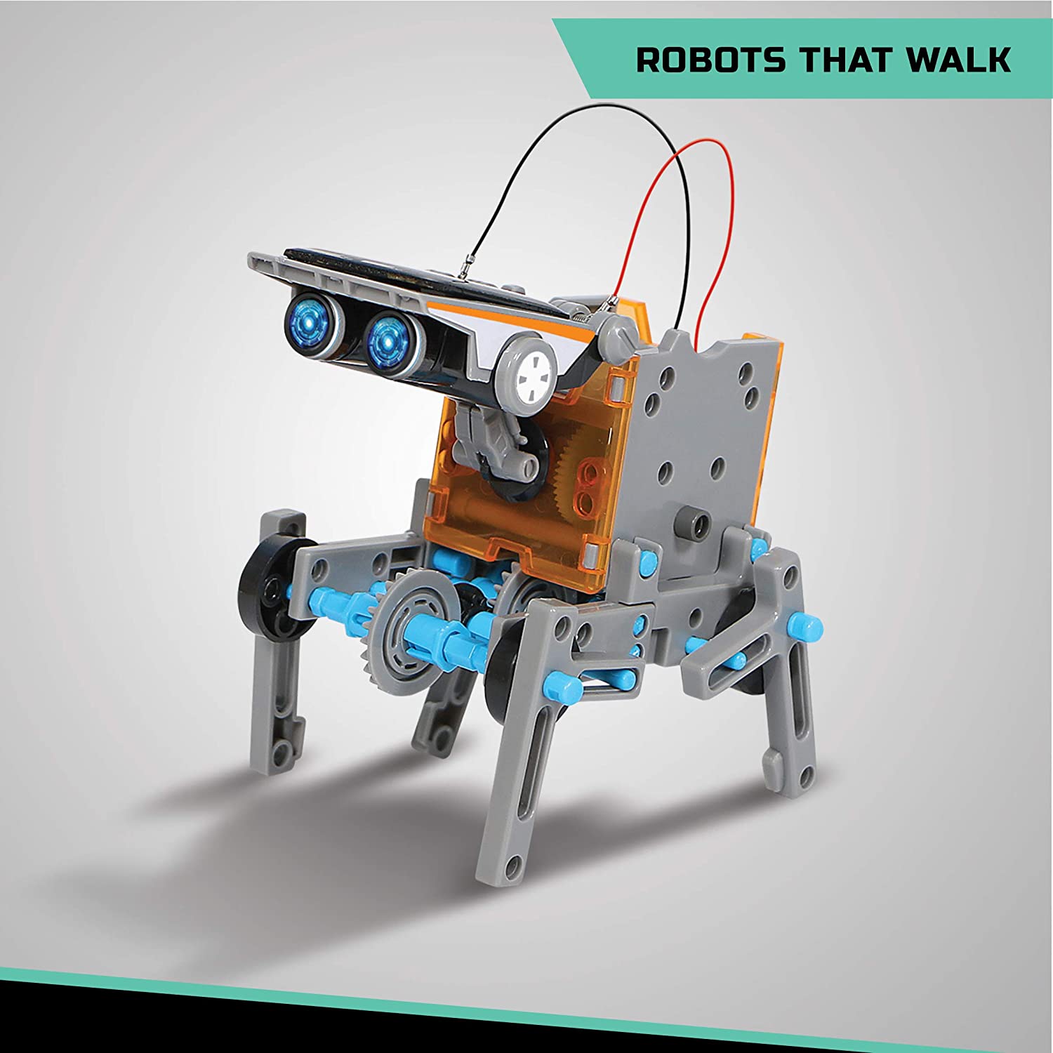 Discovery byggesett barn: Solcelledrevne roboter - 12 modeller