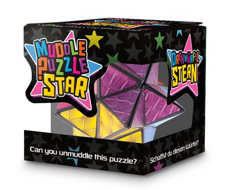 Muddle Puzzle Star - vri, snu og vend