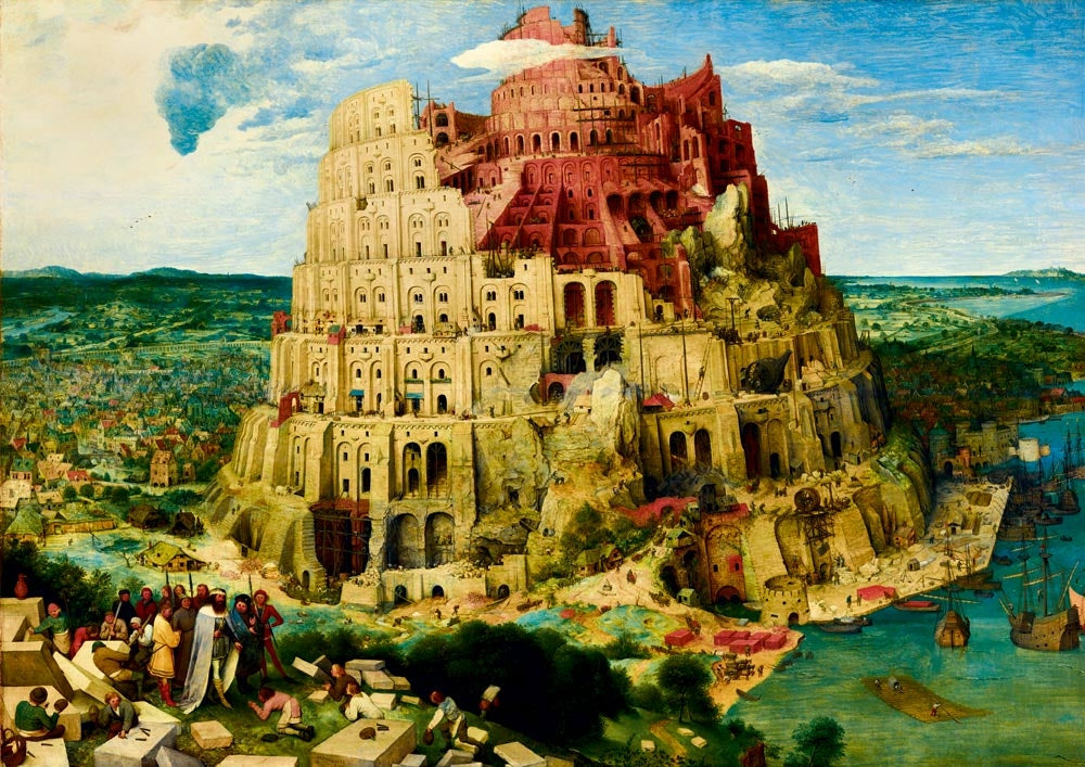 Bluebird puslespill: Babels tårn 1000 brikker