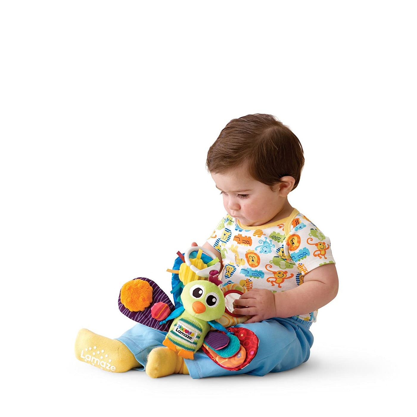 Lamaze babyleke: Påfuglen Jack