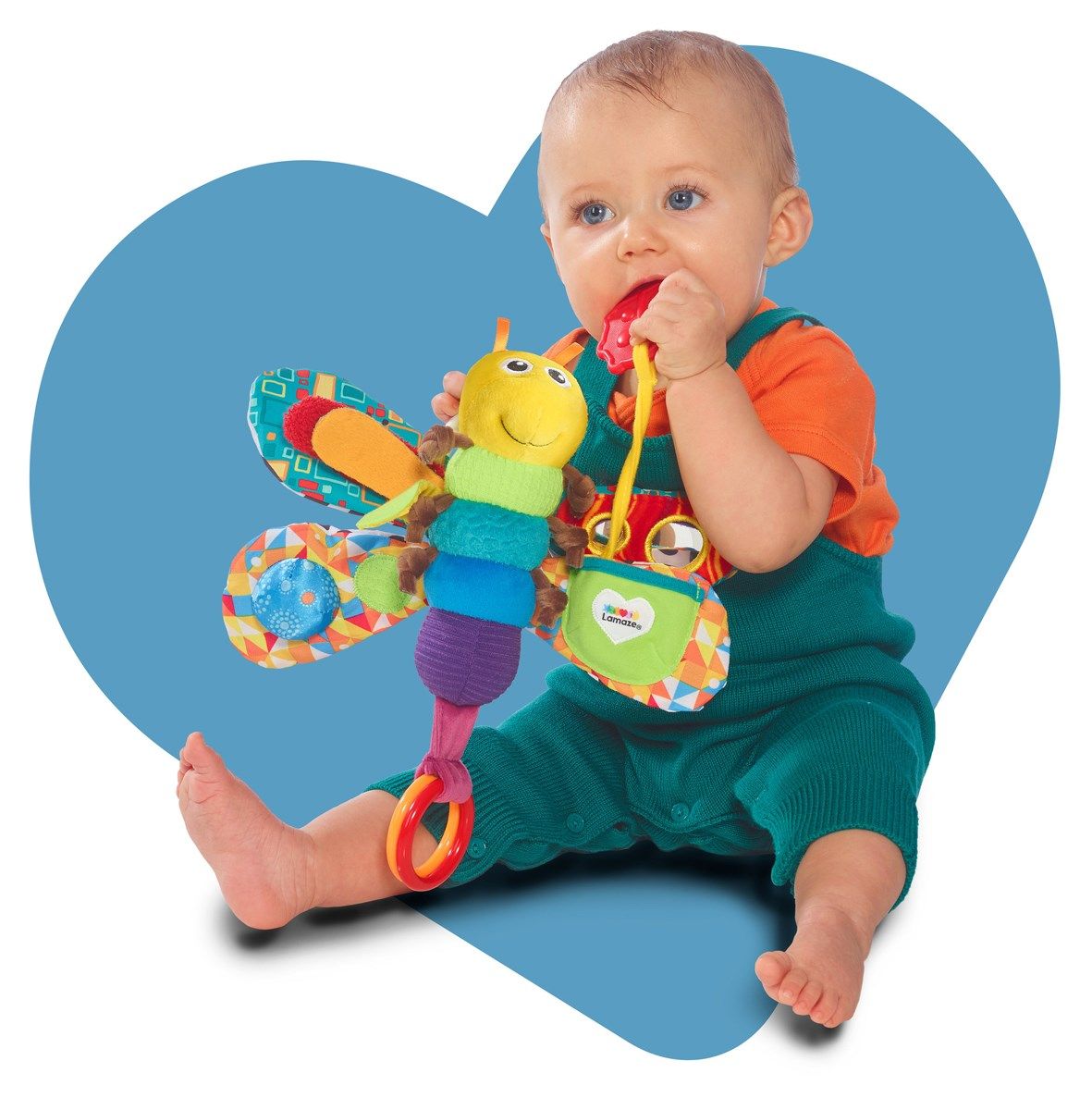 Lamaze babyleke: Ildfluen Freddy