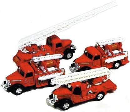 Klassisk brannbil - modellbil av metall
