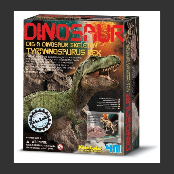 4M Byggesett for barn: T-Rex dinosaur