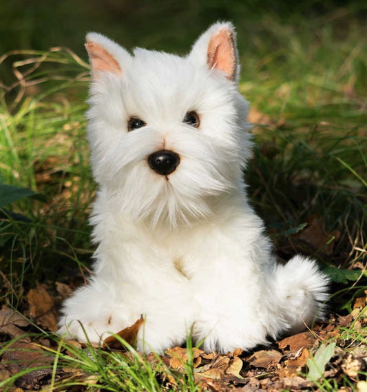 Animigos Hvit terrier kosedyr