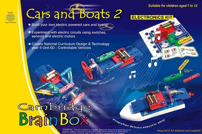 BrainBox Cars & Boats elektronikksett for barn
