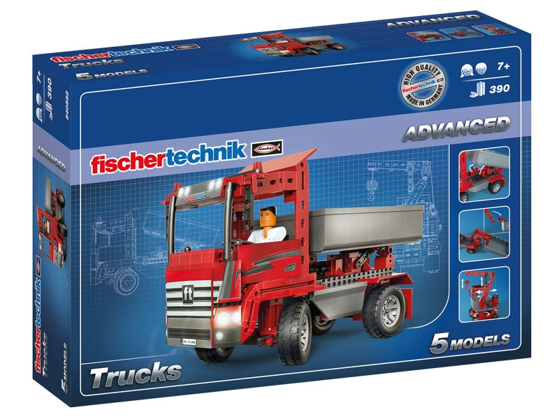 FischerTechnik byggesett: Lastebiler med mange funksjoner